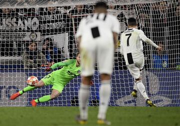 12 de marzo de 2019. Partido de vuelta de los octavos de final de la Champions League en Tur¨ªn frente a la Juventus (3-0). Cristiano Ronaldo marc¨® el 3-0.