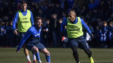 El Leganés prepara la ida de los cuartos de final de la Copa del Rey, ronda en la que se enfrentará al Real Madrid.