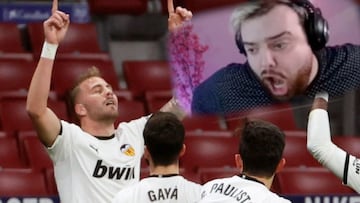 Locura en el streaming de Ibai con el petardazo de Racic: as¨ª narr¨® su primer gol en Movistar