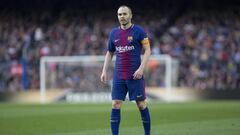 Andr&eacute;s Iniesta podr&iacute;a ir al f&uacute;tbol de China