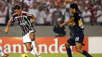 El volante colombiano disputó la Libertadores 2008 con Boca Juniors. El equipo argentino fue superado en semifinales por Fluminense, que perdió la final con LDU Quito.
