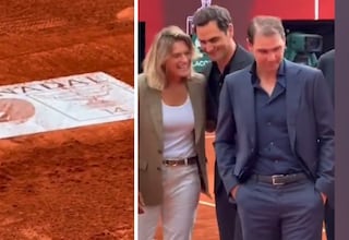 La mejor reacción del año: lo que pasó con Nadal cuando vio su placa en Roland Garros