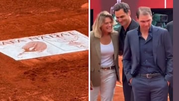 La mejor reacción del año: lo que pasó con Nadal cuando vio su placa en Roland Garros