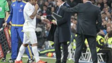 Dos lesiones seguidas. Marcelo salió cojeando del Clásico y ya sufrió una contractura el pasado día 3.