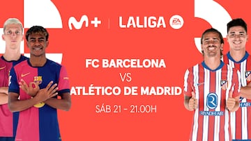 Barcelona vs Atlético de Madrid en Movistar Plus+