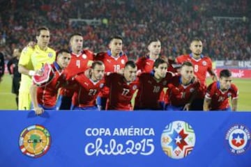 La oncena titular de la selección chilena por los cuartos de final.