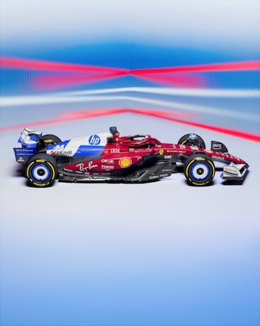 El diseño especial de los italianos para los monoplazas y monos de sus pilotos Charles Leclerc y Lewis Hamilton. 