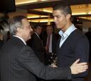Florentino Pérez acompañó a Cristiano en el viaje a Zúrich