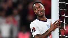 Raheem Sterling, jugador del Manchester City, durante un partido con la selecci&oacute;n de Inglaterra.