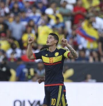 James se estrena con gol en la Copa América Centenario