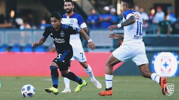 Cruz Azul empata con San José Earthquakes en duelo amistoso