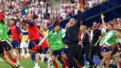 La Selección celebra el pase a semifinales.