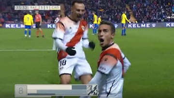 Resumen y goles del Rayo vs Cádiz de LaLiga SmartBank