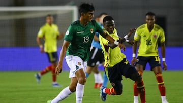 Colombia - Bolivia, última fecha del Torneo Preolímpico 2024.