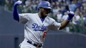 Yasiel Puig pegó el cuadrangular que mató las aspiraciones de Brewers, y quiere ser el alma de la ofensiva de Dodgers.