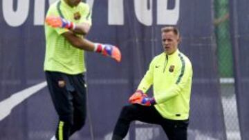 Bravo, y Ter Stegen al fondo.