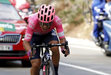 El colombiano consiguió su primera victoria en una de las grandes del ciclismo. Se impuso con contundencia en la etapa 18 de La Vuelta a España. 