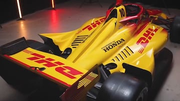 El Chip Ganassi nº 10 de Álex Palou para la IndyCar 2025.