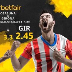 CA Osasuna vs. Girona FC: horario, TV, estadísticas, clasificación y pronósticos