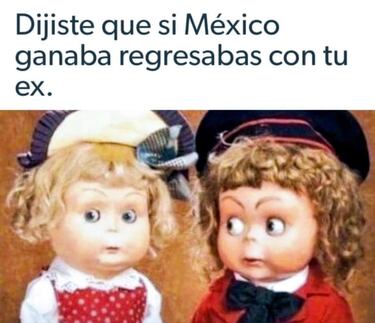 A esto recurrió la afición para triunfo ante Alemania