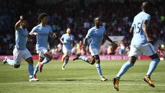 El City y Bravo celebran en la agonía gracias a Sterling