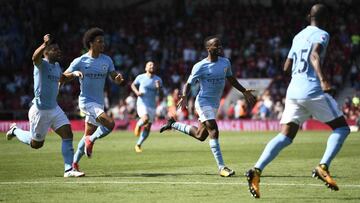 El City y Bravo celebran en la agonía gracias a Sterling