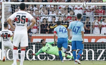 Las mejores imágenes del Stuttgart-Atlético de Madrid