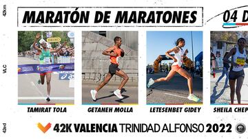 Marat車n Valencia anuncia su listado 谷lite