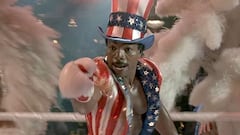 Carl Weathers es Apollo en Rocky.