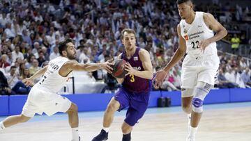 17/06/19 BALONCESTO BASKET SEGUNDO PARTIDO
PLAYOFF FINAL LIGA ACB LIGA ENDESA
REAL MADRID - BARCELONA LASSA
FACUNDO CAMPAZZO KEVIN PANGOS WALTER TAVARES
