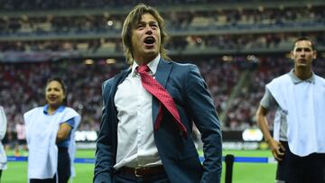 Foto de acci&oacute;n durante el partido Guadalajara (MEX) vs Toronto (CAN), Correspondiente a la Final de vuelta de la Liga de Campeones CONCACAF Scotiabank 2018, en el Estadio Akron.