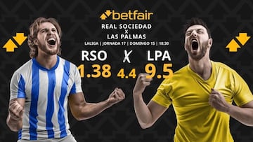 Real Sociedad vs. UD Las Palmas: horario, TV, pronósticos, estadísticas y clasificación