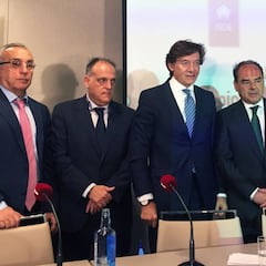 Tebas: "Creo que Cristiano es inocente, hay que ver como acaba"