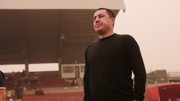 Efrain Juarez head coach of Pumas during the Play-In round match between FC Juarez and Pumas UNAM as part of the Liga BBVA MX, Torneo Clausura 2025 at Olimpico Benito Juarez Stadium on April 27, 2025 in Ciudad Juarez, Chihuahua, Mexico.