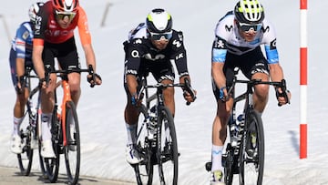 Nairo Quintana, el mejor colombiano en la etapa 4