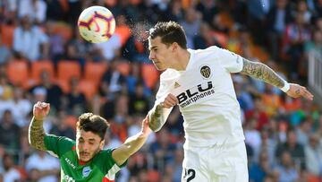 Santi Mina, autor del 2-1.