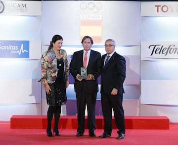 La nadadora Mireia Belmonte, el piragüista Saul Craviotto y la karateca Sandra Sánchez, entre otros muchos deportistas españoles, han sido premiados en la gala anual organizada por el Comité Olímpico Español, que reconoce los éxitos más notables de esta temporada.