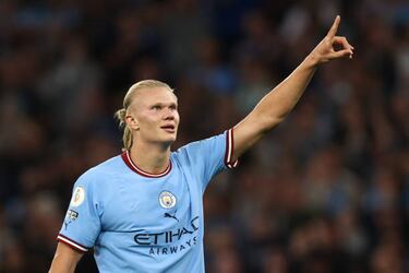 Haaland bags hat-trick as City put six past Forest