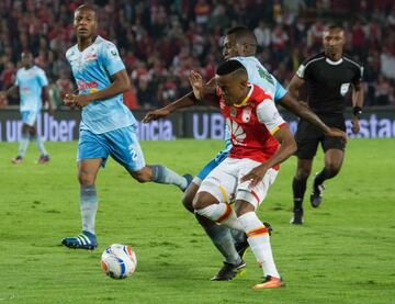 Buen partido del rojo que goleó 4-1 en Bogotá.