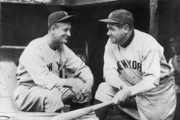 La pareja compuesta por Gehrig y Ruth fue el origen del 'Murderer´s Row', el temible turno de bateo de los New York Yankees.