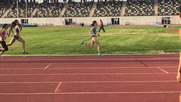María Forero, durante una carrera.