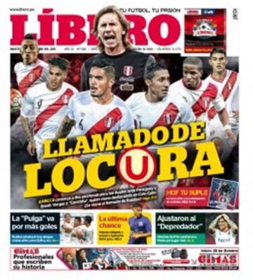 Portadas de la prensa mundial