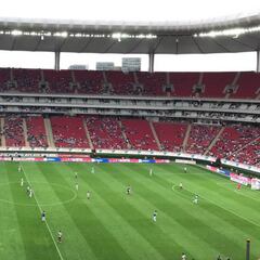 Pésima entrada para el amistoso Chivas vs Porto
