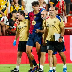 Flick y Marc Bernal, a solas en el hospital