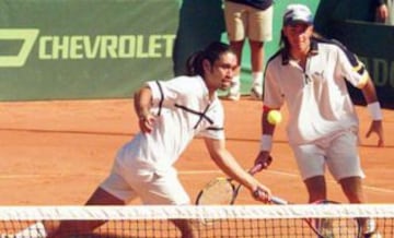 Con 16 años Massú se estrenó en la Copa Davis.