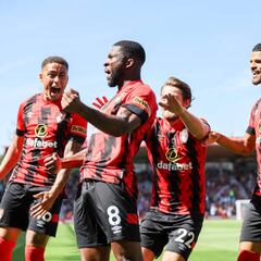 Jefferson Lerma regresa a la Premier con gol ante Aston Villa