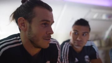 La última de Bale con el español: miren la cara de Casemiro