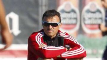 QUEBRADERO DE CABEZA. Luis Enrique está muy pendiente de los problemas físicos de sus centrales.