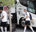 Policía pide a jugadores del Madrid que vayan agachados en bus de camino al Allianz