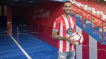 07/08/18  Rueda de Prensa . En el Anxo Carro presentaci&oacute;n de Jose Carlos Lazo , nuevo jugador del CD Lugo